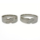 حلقه ست زنانه و مردانه استیل کد r-gm-59