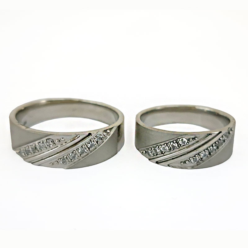 حلقه ست زنانه و مردانه استیل کد r-gm-63