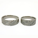 حلقه ست زنانه و مردانه استیل کد r-gm-63