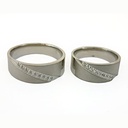 حلقه ست زنانه و مردانه استیل کد r-gm-65