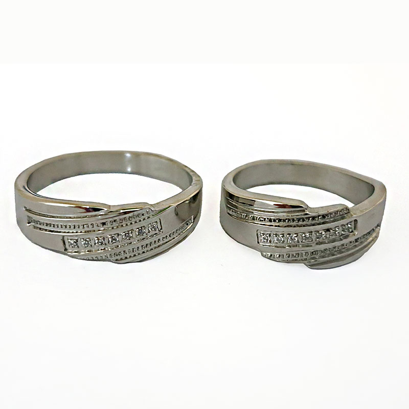 حلقه ست زنانه و مردانه استیل کد r-gm-67