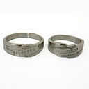 حلقه ست زنانه و مردانه استیل کد r-gm-67