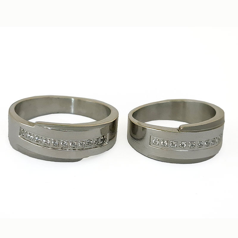 حلقه ست زنانه و مردانه استیل کد r-gm-68