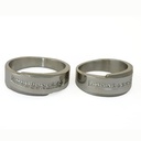 حلقه ست زنانه و مردانه استیل کد r-gm-68