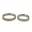 حلقه ست زنانه و مردانه استیل کد r-gm-70