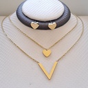 نیم ست دو ردیفه مدل قلب کد w-se-244