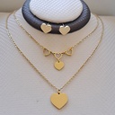 نیم ست دو ردیفه مدل قلب کد w-se-246