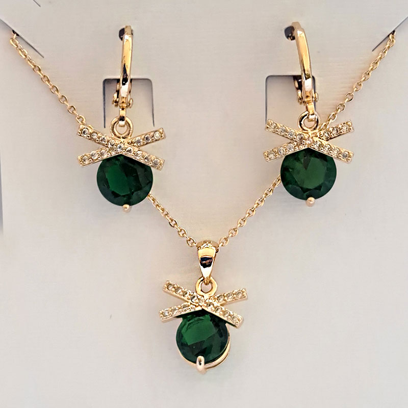 نیم ست زنانه تیتانیوم کد w-se-257