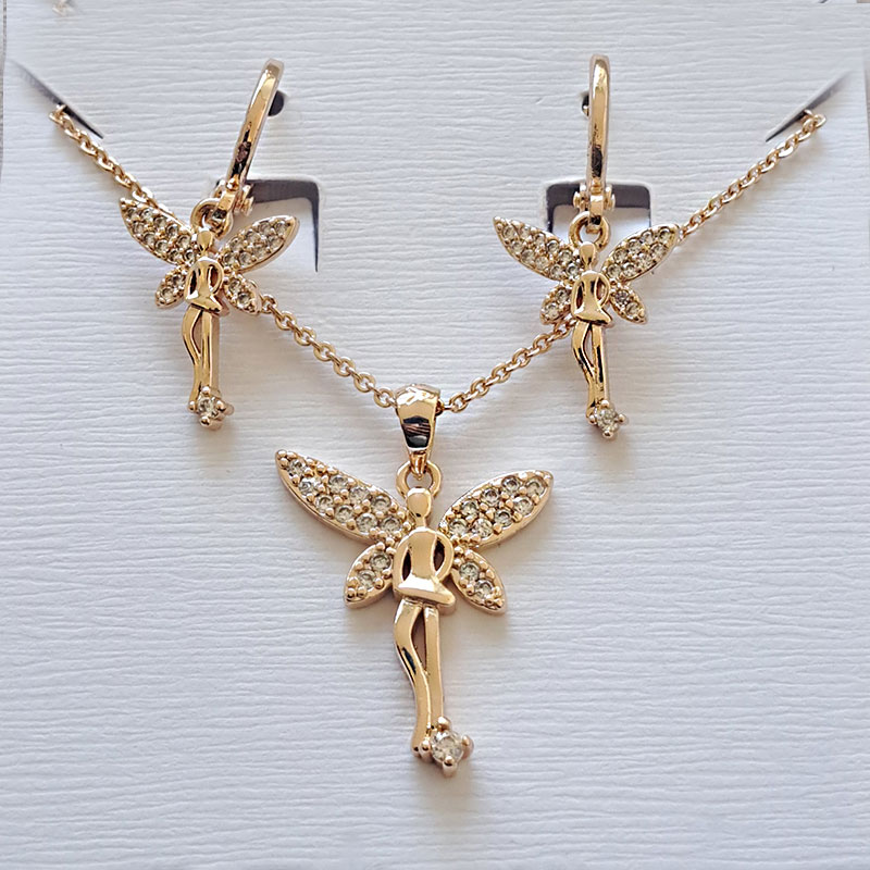 نیم ست زنانه تیتانیوم کد w-se-258