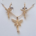 نیم ست زنانه تیتانیوم کد w-se-258