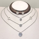 نیم ست سه ردیفه استیل مدل قلب کد w-se-281