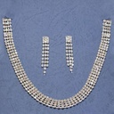 نیم ست طرح جواهر تیتانیوم کد w-se-292