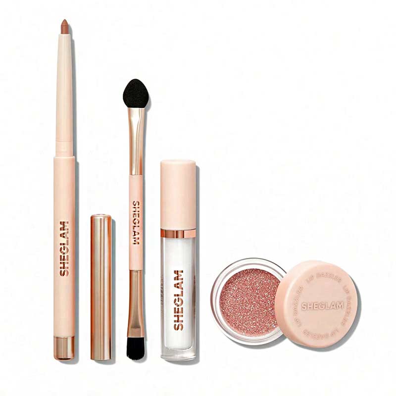 کیت مخصوص لب شیگلم گلیتر مدل Lip Dazzler رنگ DEBUTANTE مجموعه 4 عددی