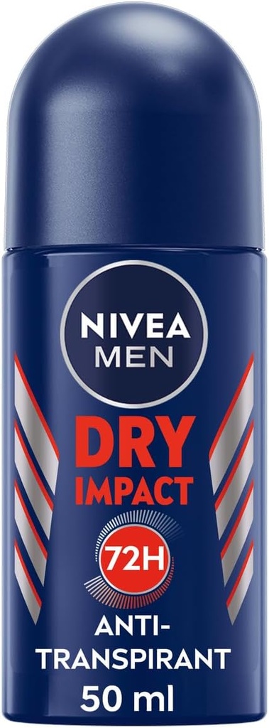 رول ضد تعریق مردانه نیوآ مدل Dry Impact حجم 50 میل