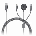  کابل شارژ گرین لاین 3 کاره Green 3 in 1 fast charging cable