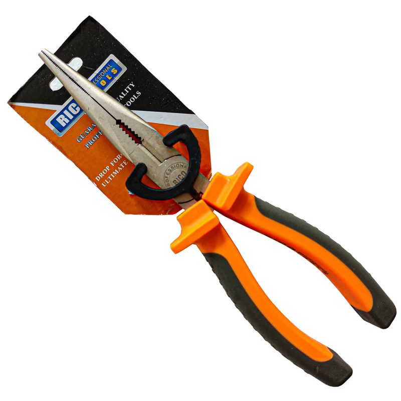 انبر دم باریک ریکو تولز مدل PROFESSIONAL TOOLS سایز 8 اینچ 