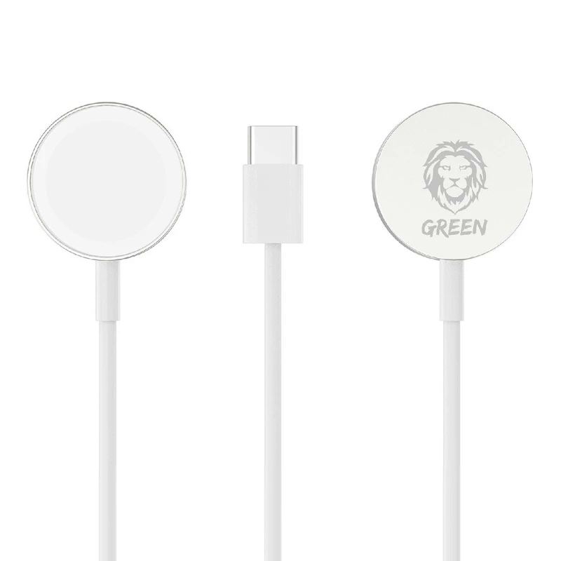سیم شارژ گرین لاین مگنتی اپل واچ GREEN MAGNETIC braided Charging Cable