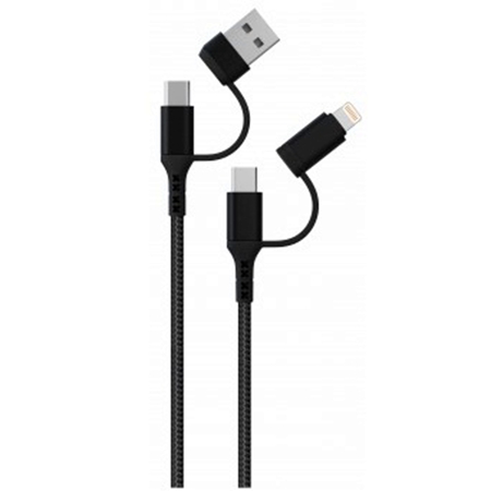 سیم شارژ 2in2 گرین لاین Green Braided 2 in 2 Fast Charging