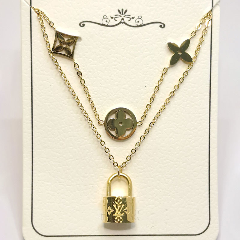 گردبند دو رج مدل لویی ویتون