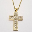 گردبند صلیب نگین دار