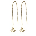 گوشواره بخیه ای مدل چشم نظر کد w-er-056