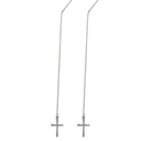 گوشواره بخیه ای مدل صلیب