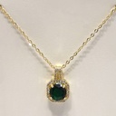 گردنبند نگین دار سبز