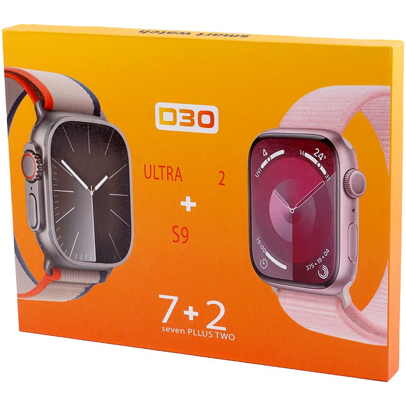 پک دو عددی ساعت هوشمند D30 49mm