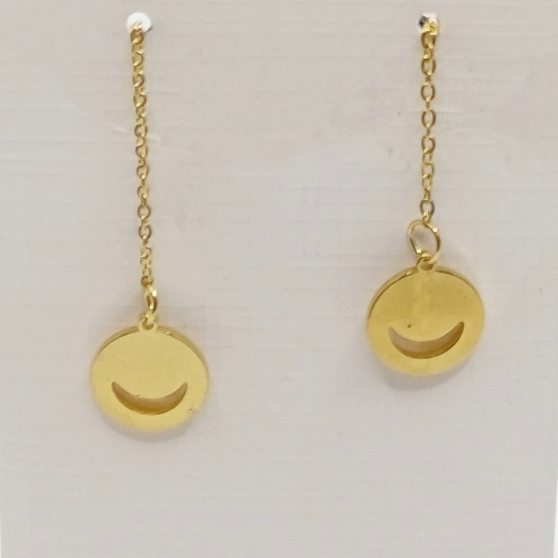 گوشواره بخیه ای مدل دایره کد w-er-021