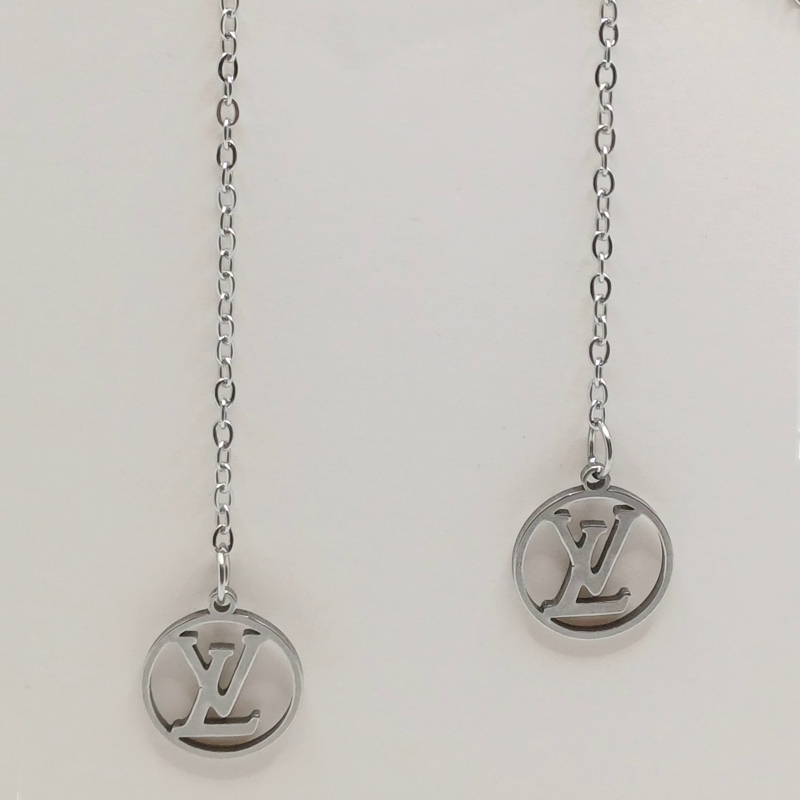 گوشواره بخیه ای مدل لویی ویتون کد w-er-018