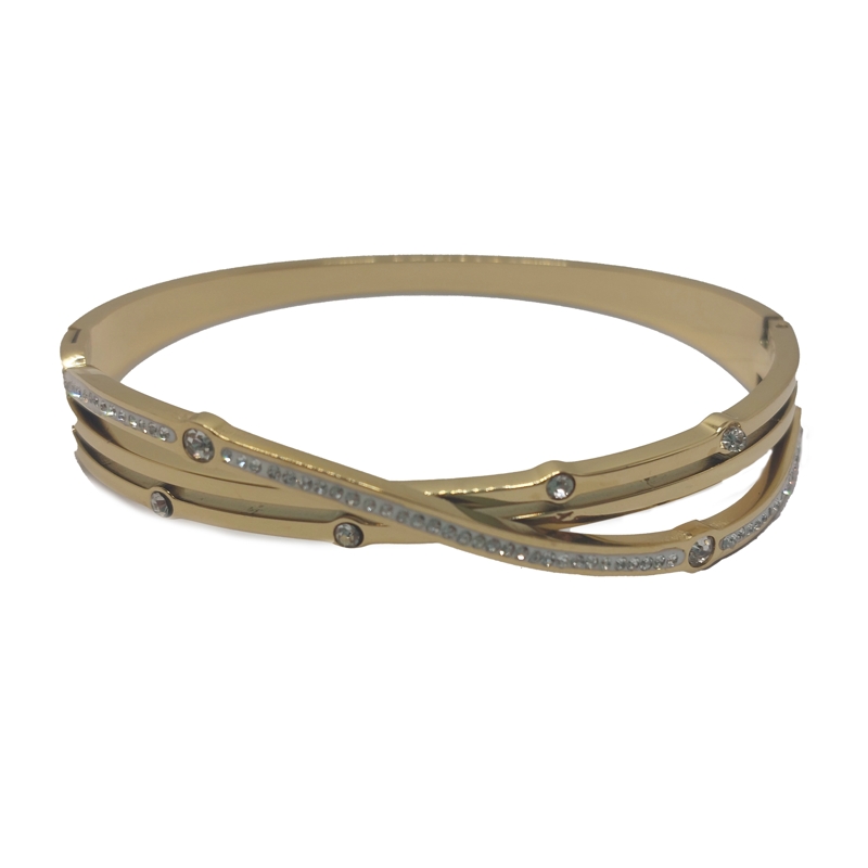 دستبند النگویی استیل کد w-br-04