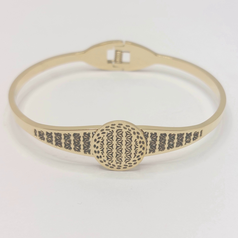 دستبند النگویی استیل کد w-br-04