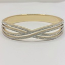 دستبند النگویی نگین دار استیل