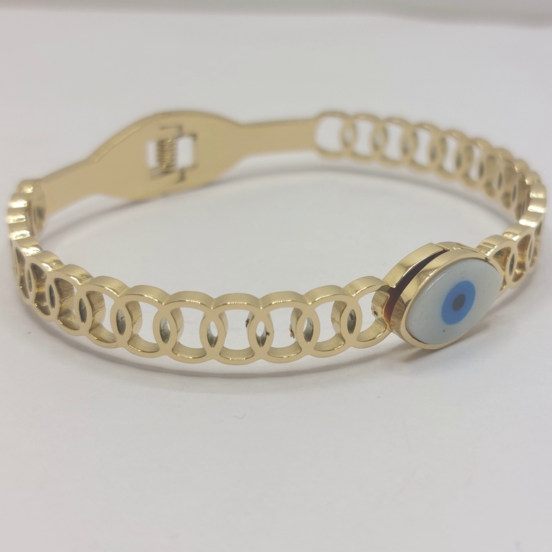 دستبند النگویی مدل چشم نظر