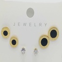 گوشواره پک ۳ تایی میخی استیل کد w-er-010