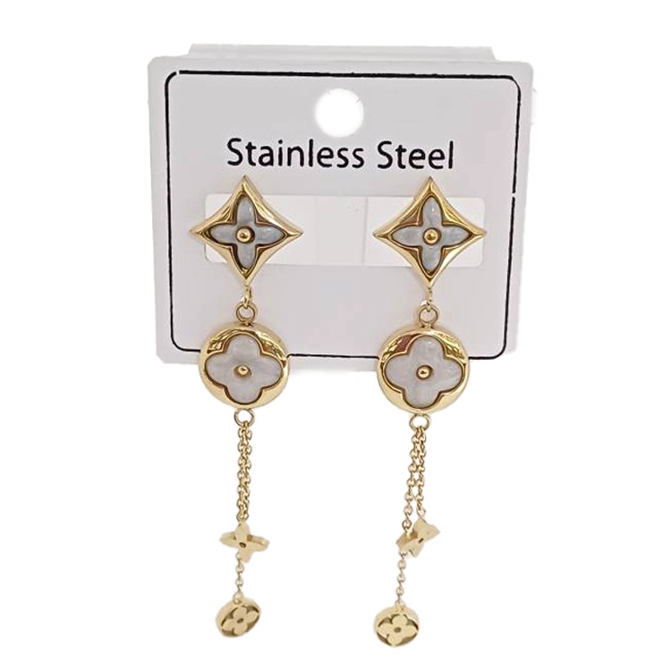 گوشواره اویزدار طرح لویی ویتون کد w-er-05