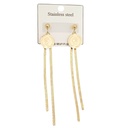 گوشواره آویزدار طرح سکه ای کد w-er-06