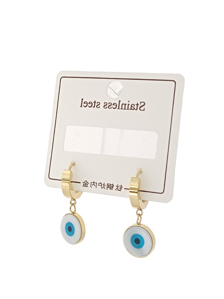 گوشواره اویزدار مدل چشم نظر کدw-er-077