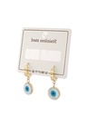 گوشواره اویزدار مدل چشم نظر کدw-er-077