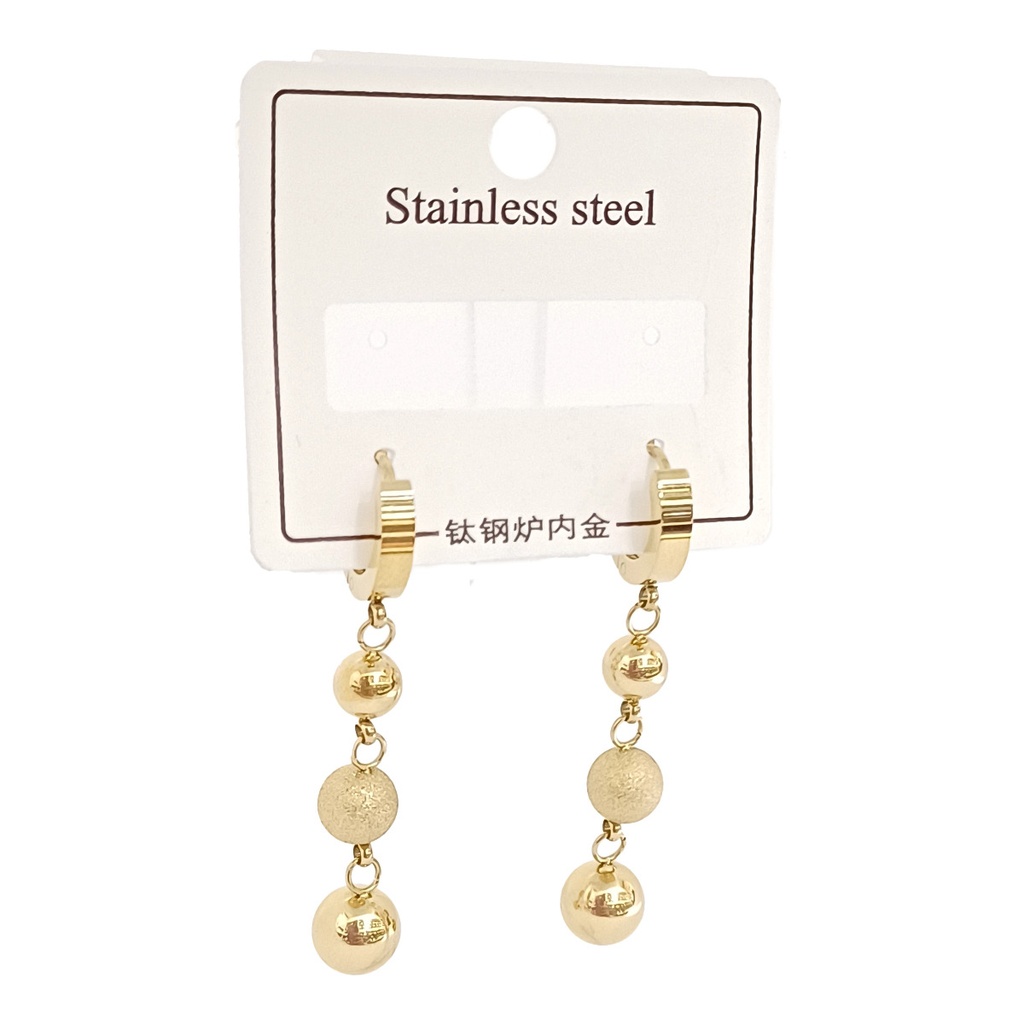 گوشواره اویزدار مدل گوی کد w-er-081