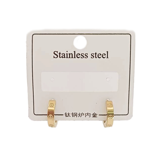 گوشواره حلقه‌ای مدل کارتیر کد w-er-089