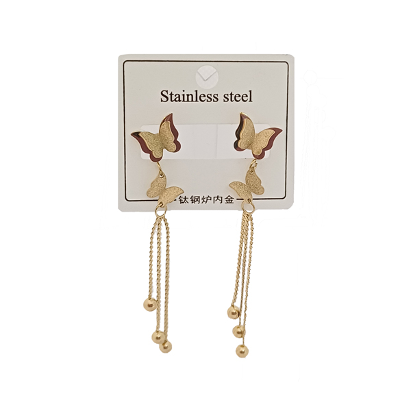 گوشواره اویزدار مدل پروانه کد-w-er-092