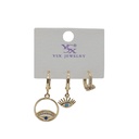 گوشواره سه تایی کد w-er-112