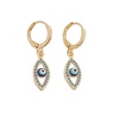 گوشواره اویزدار مدل چشم نظر کد w-er-137