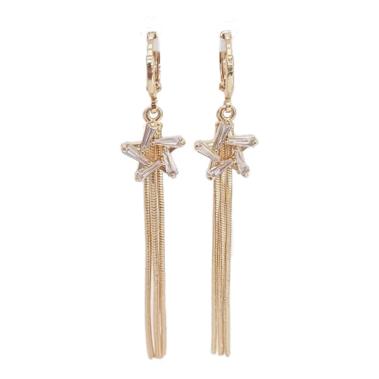 گوشواره اویزدار مدل ستاره کد w-er-147