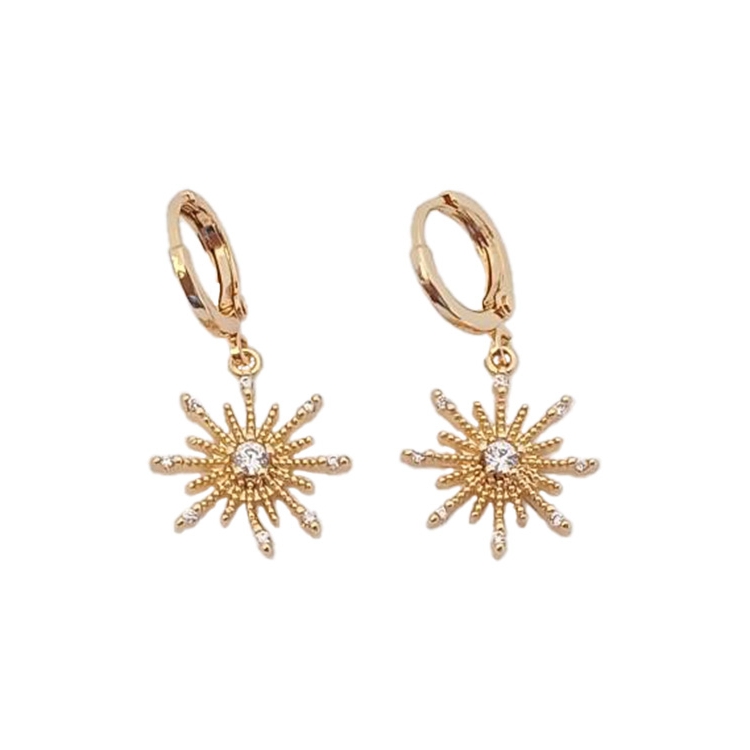 گوشواره اویزدار مدل خورشیدی کد w-er-152