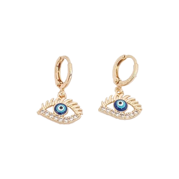 گوشواره اویزدار مدل چشم نظر کد w-er-153