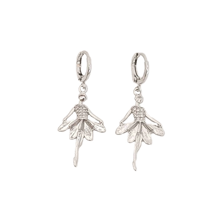 گوشواره اویزدار مدل بالرین کد w-er-158