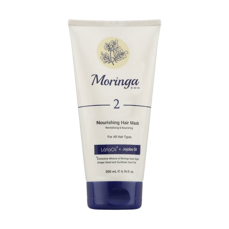 ماسک مو مورینگا اِمو مدل 2 مغذی انواع مو 200 میل
