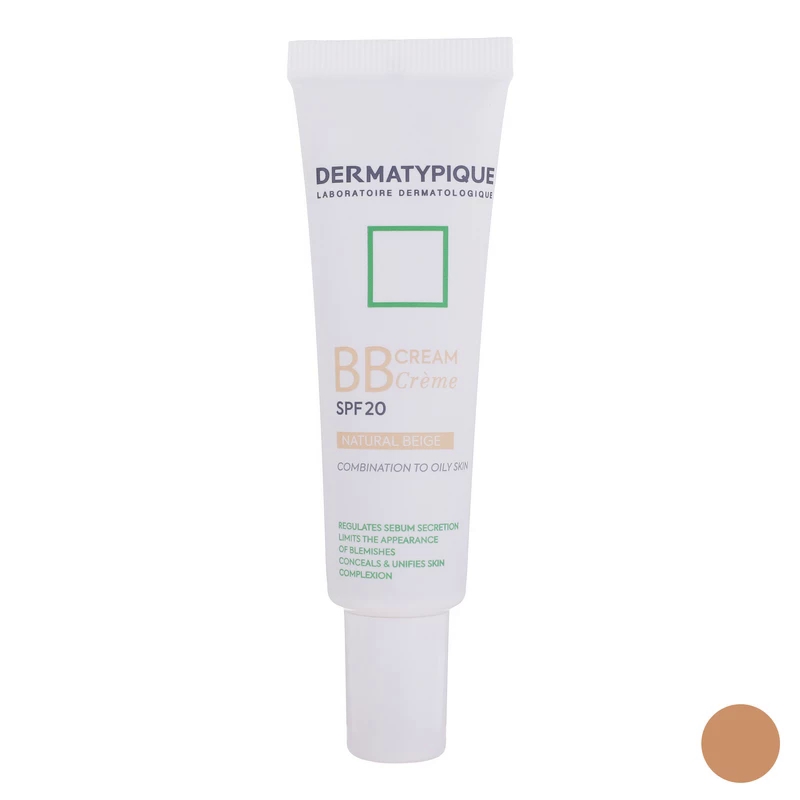 کرم پودر BB درماتیپیک مدل SPF20 مناسب پوست های چرب حجم 30 میل